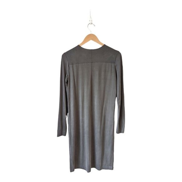 COS Grey Long Sleeve Modern Shift Dress Women’s S Minimalist - Picture 3 of 9